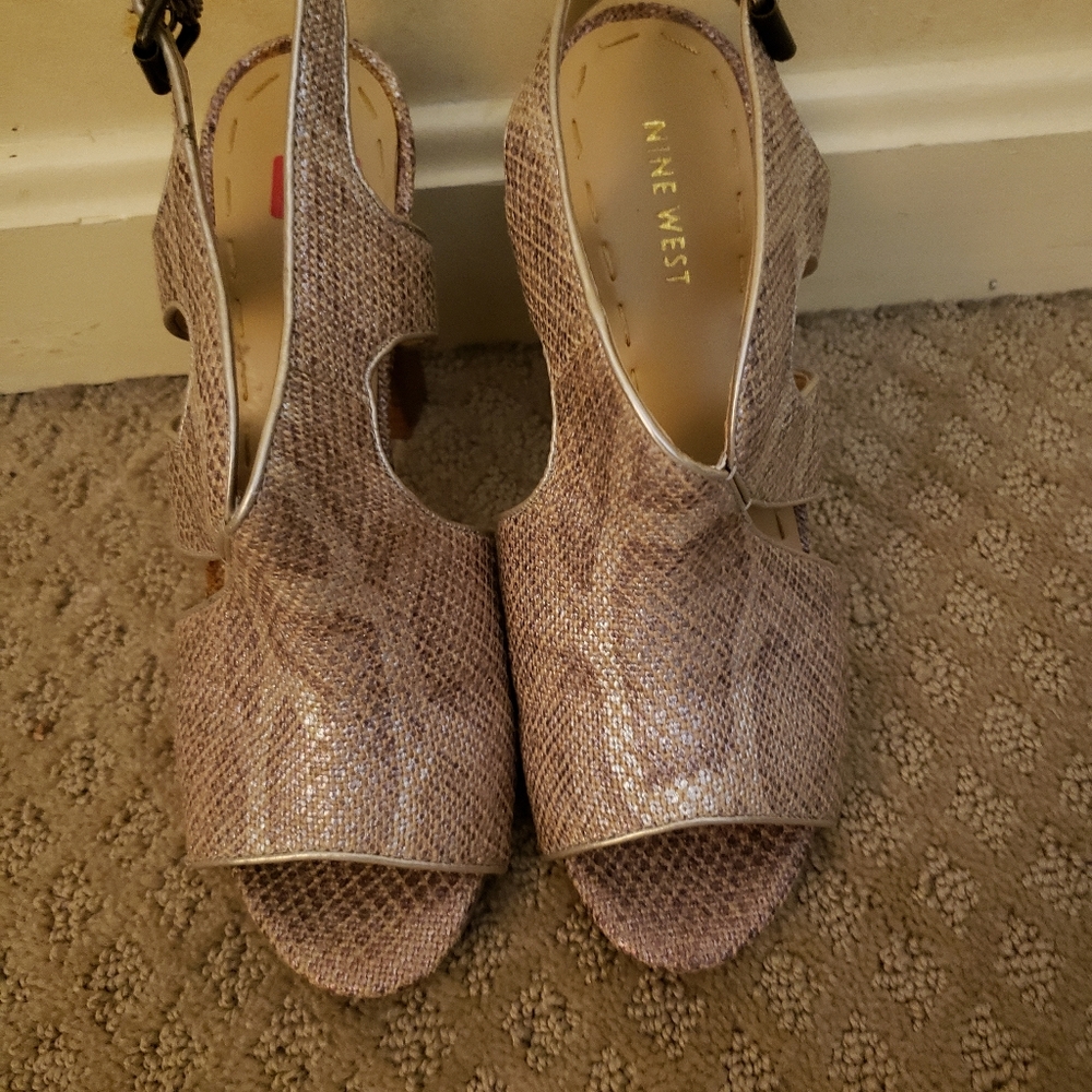 Nine West "MissPriss" Block Heel Sandal